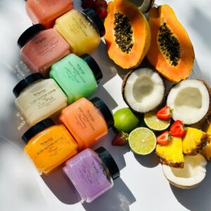 Body Butter Scrub 2in1 Cherry and Almond, 400g