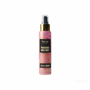 Spray Mist cu sclipici roz Kiss Body, 100 ml